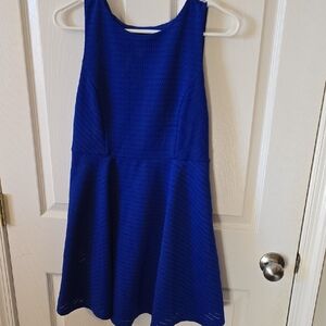 Forever 21 Royal Blue Sleeveless Dress